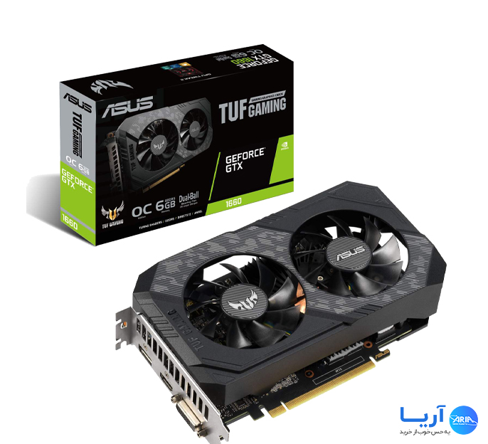 قیمت و خرید کارت گرافیک گیمینگ ایسوس TUF-GTX1660-O6G-GAMING | فروشگاه آریا قیمت و خرید کارت گرافیک گیمینگ ایسوس TUF-GTX1660-O6G-GAMING | فروشگاه آریا